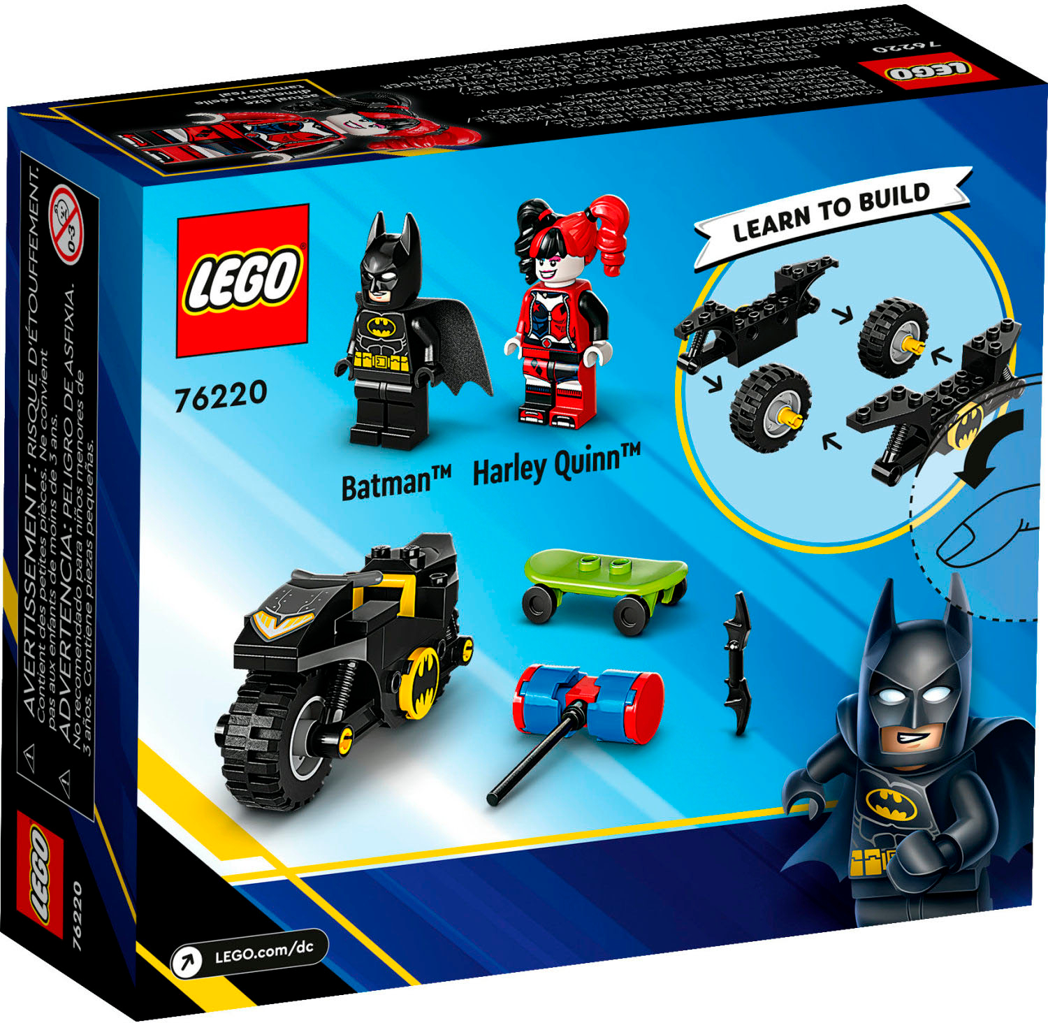 LEGO DC Batman versus Harley Quinn 76220 Toy Building Kit (42