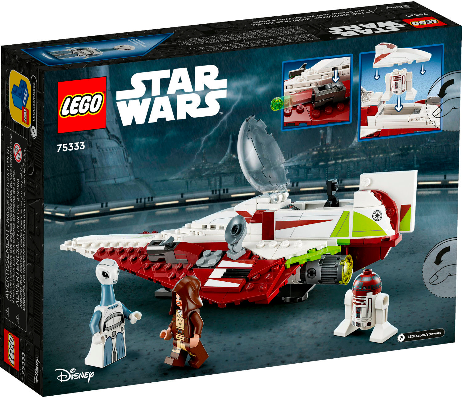 hule Watchful efterspørgsel LEGO Star Wars Obi-Wan Kenobis Jedi Starfighter 75333 Toy Building Kit (282  Pieces) 6378938 - Best Buy
