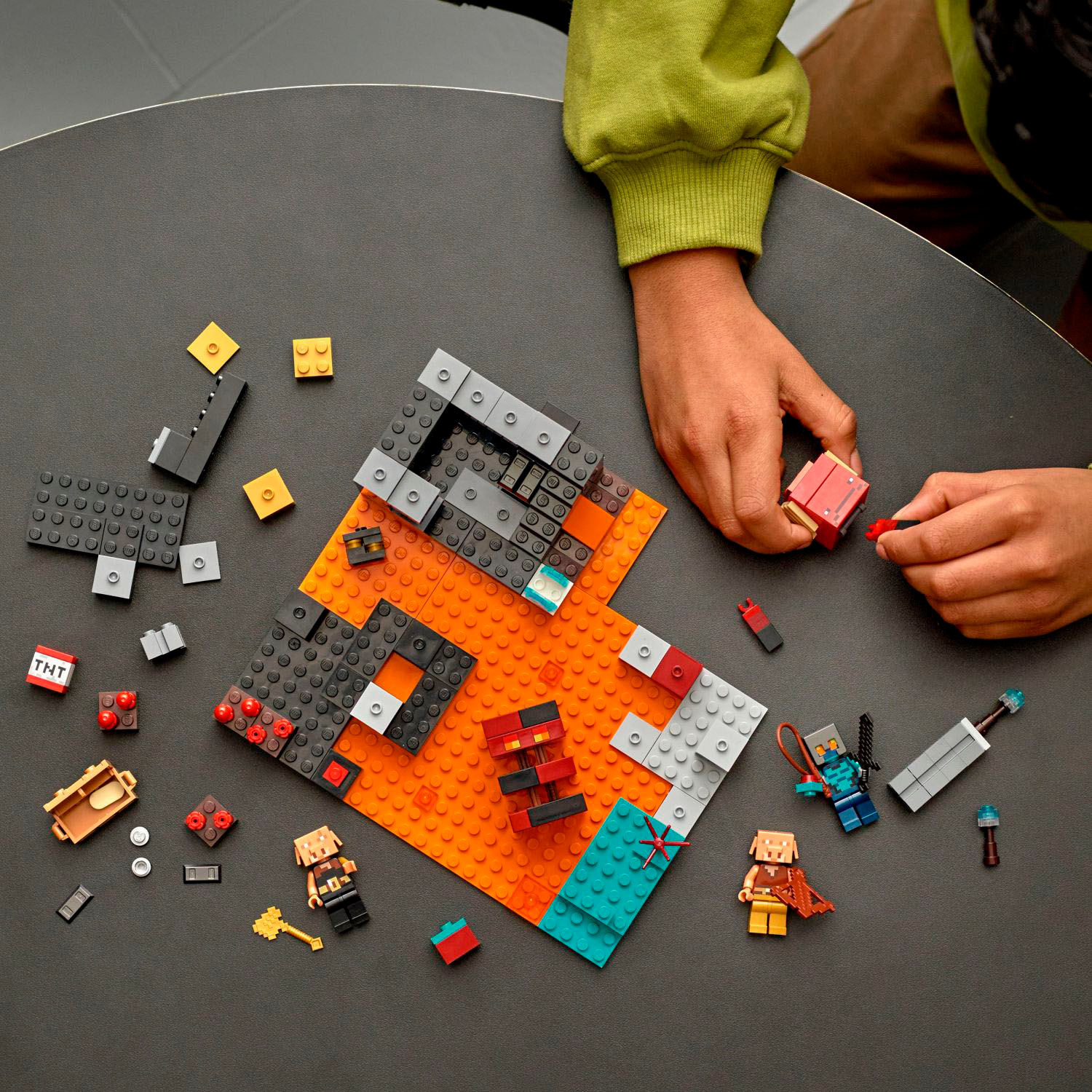 LEGO Minecraft The Nether Bastion 21185 6379574 - Best Buy