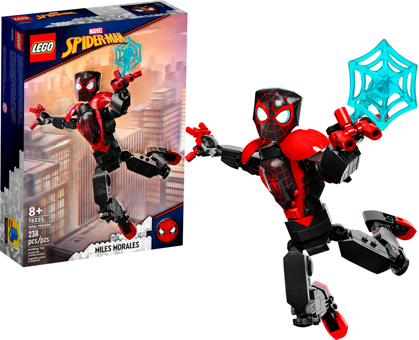 LEGO Marvel Miles Morales Figure 76225 Toy Building Kit (238 Pieces)  6378962 - Best Buy