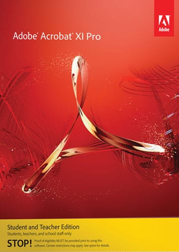 adobe acrobat xi pro student and teacher edition mac download