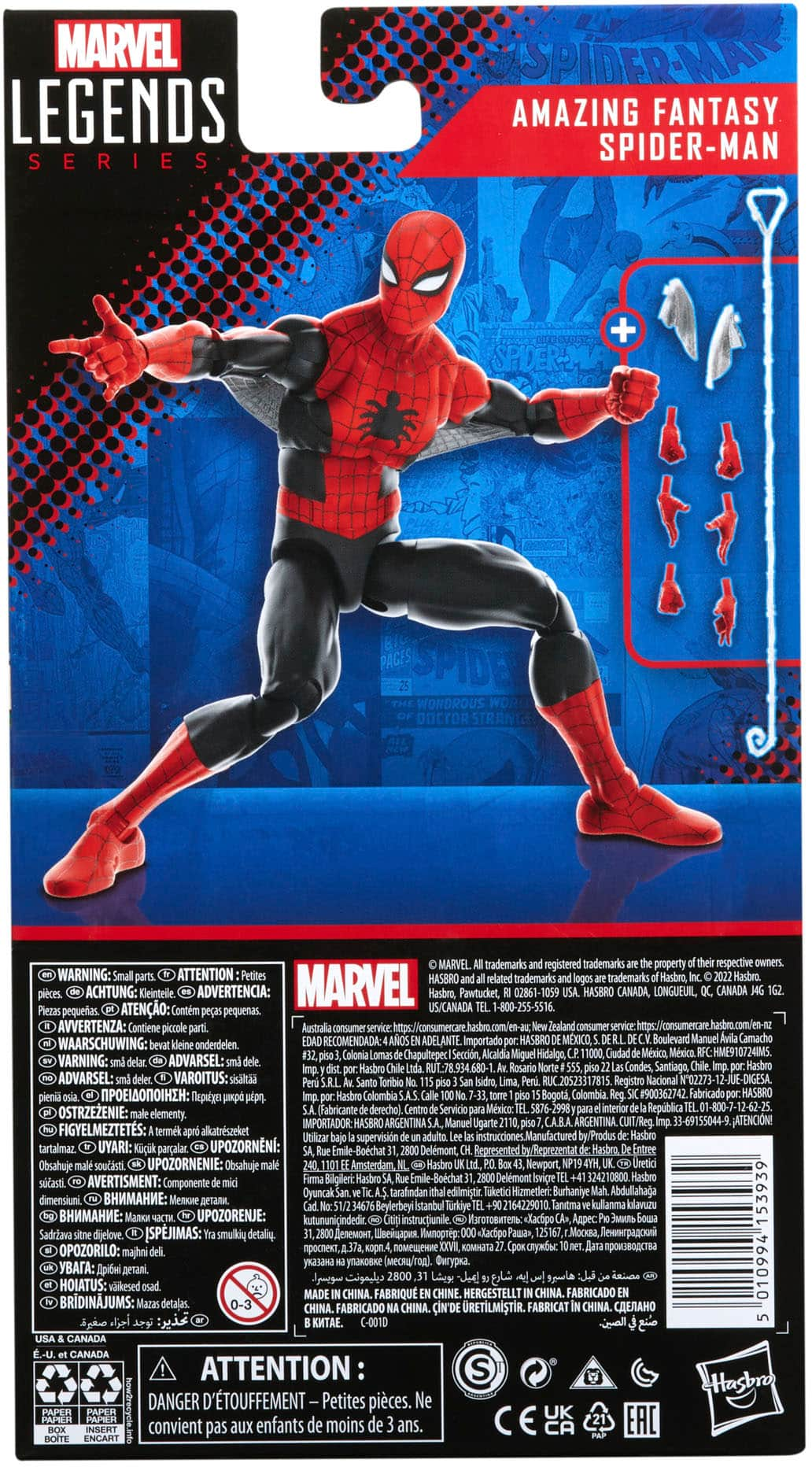 Exclusive Marvel Legends Series SpiderMan 60th Anniversary 6