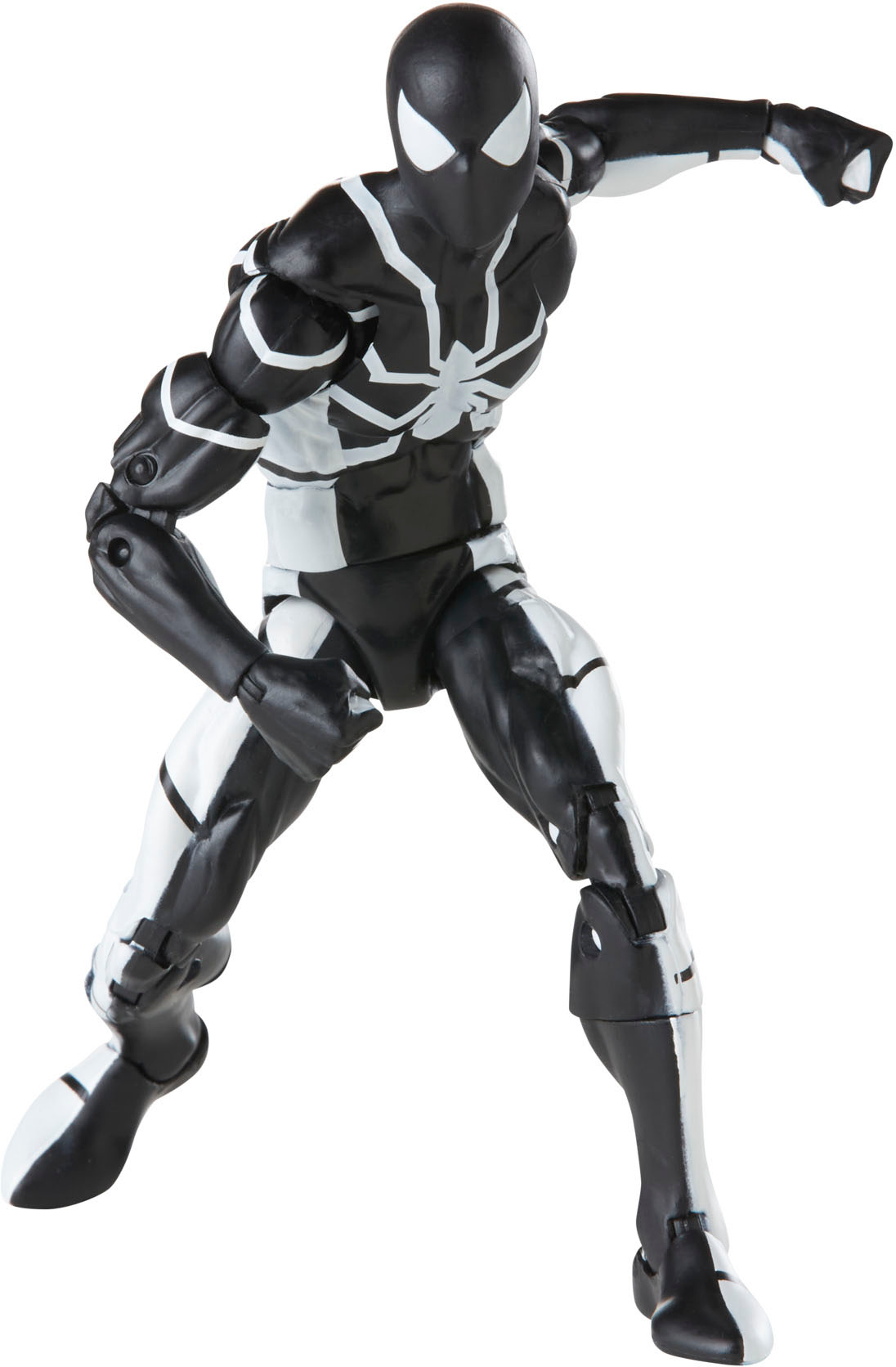Marvel Legends Series Spider-Man 6-inch Future Foundation Spider-Man  (Stealth Suit) Action Figure Toy, Includes 4 Accessories - Marvel
