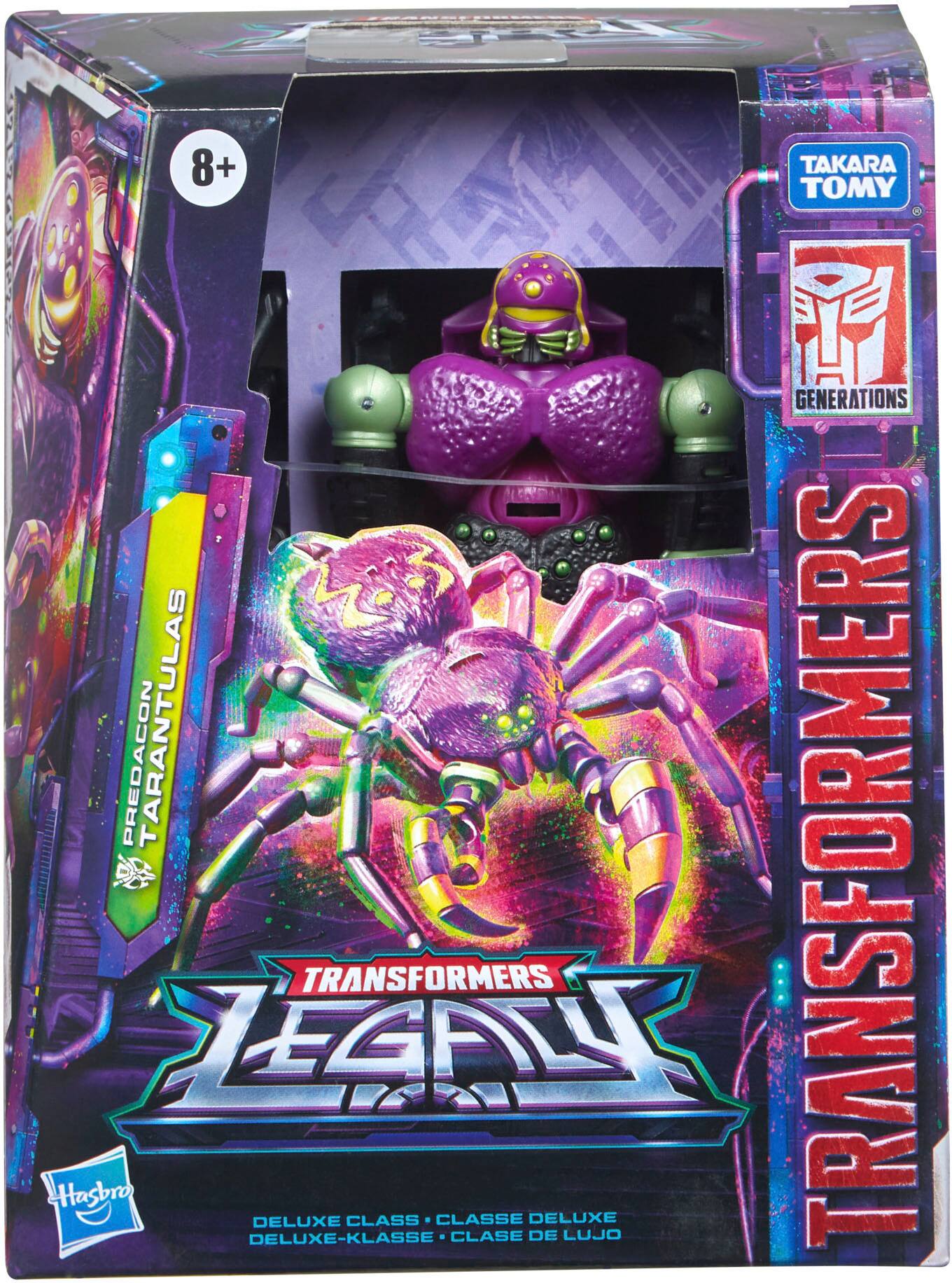 Left. Transformers - Generations Legacy Deluxe Predacon Tarantulas.