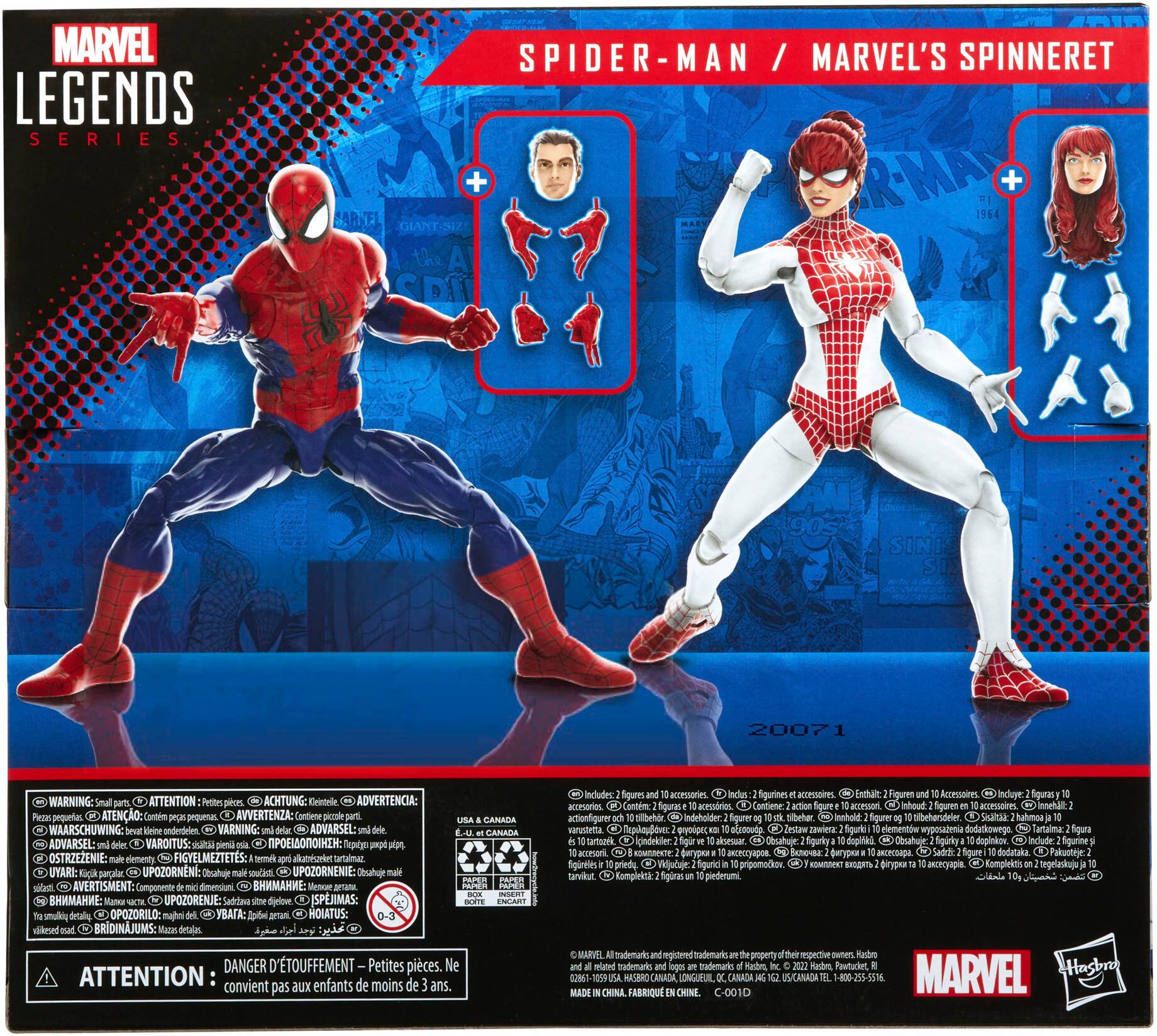 Best Buy: Marvel Legends Series Spider-Man and Marvel's Spinneret F3456