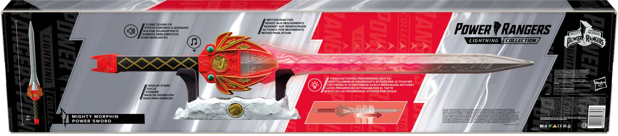 Alt View 11. Power Rangers - Lightning Collection Mighty Morphin Red Ranger Power Sword.