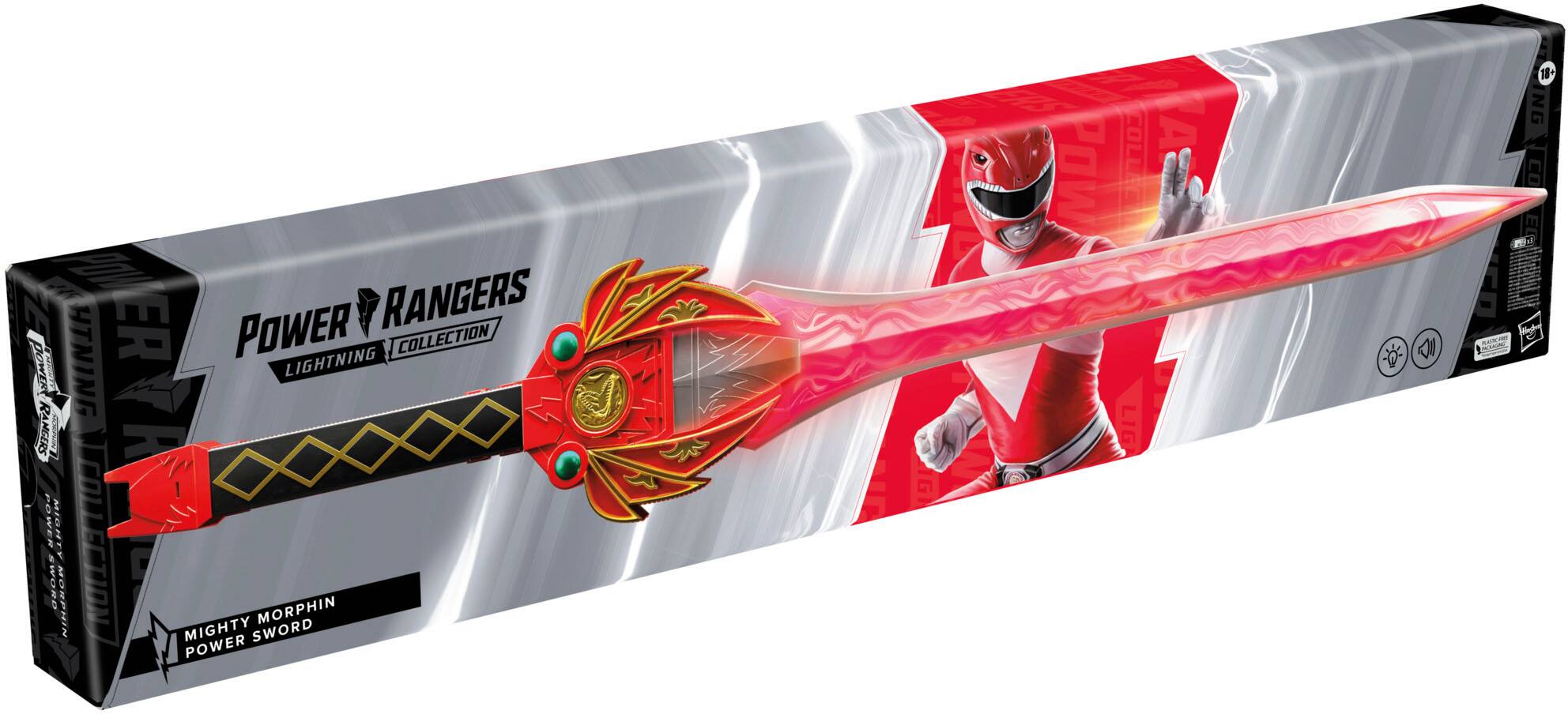 Alt View 12. Power Rangers - Lightning Collection Mighty Morphin Red Ranger Power Sword.