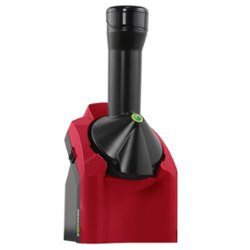 Yonanas - Classic Vegan Non-Dairy Frozen Fruit Soft Serve Dessert Maker, Includes 36 Recipes, 200 Watts - Red - Front_Zoom