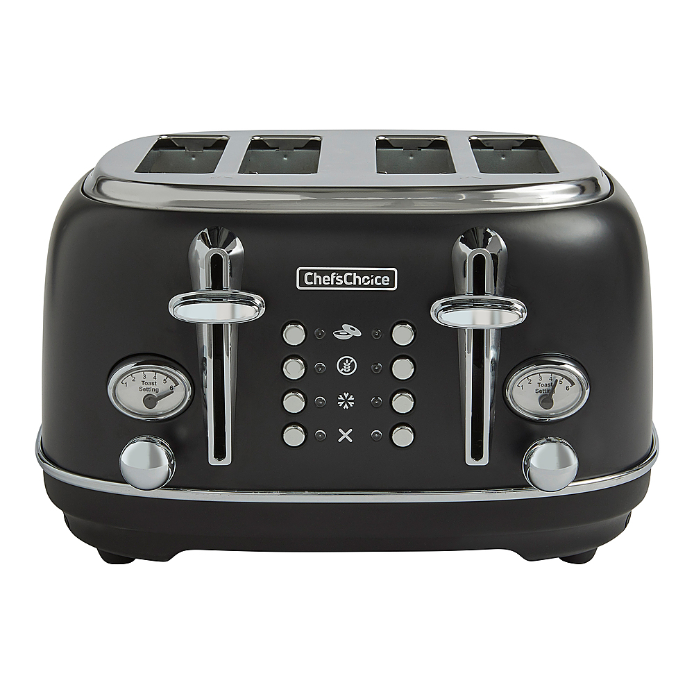 Toaster 4 Slice, Geek Chef Stainless Steel Extra