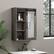 Alt View 12. Walker Edison - Sliding Barn Door Hanging Wall Storage - Grey Wash.