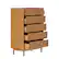 Alt View 24. Walker Edison - Mid Century Modern Solid Wood Tray-Top 6-Drawer Dresser - Caramel.