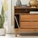 Alt View 18. Walker Edison - 25" Mid Century Modern Solid Wood Tray-Top Nightstand - Caramel.