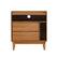 Alt View 23. Walker Edison - 25" Mid Century Modern Solid Wood Tray-Top Nightstand - Caramel.