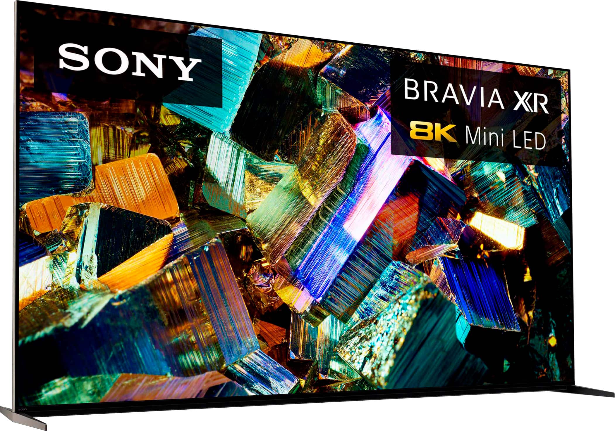Left. Sony - 75" Class BRAVIA XR Z9K Mini-LED 8K Smart Google TV - Black.