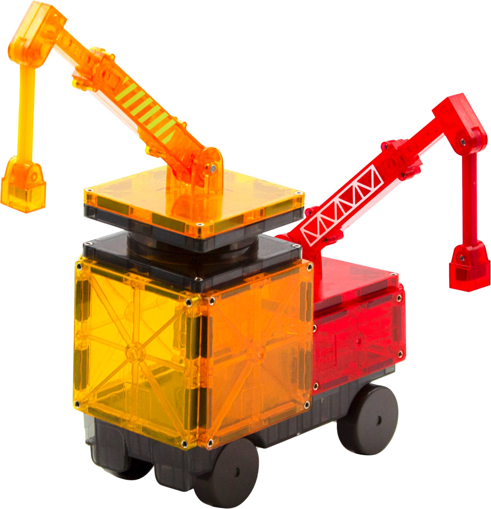 Alt View 11. Magna-Tiles - Builder 32-Piece Magnetic Construction Set, The Original Magnetic Building Brand.