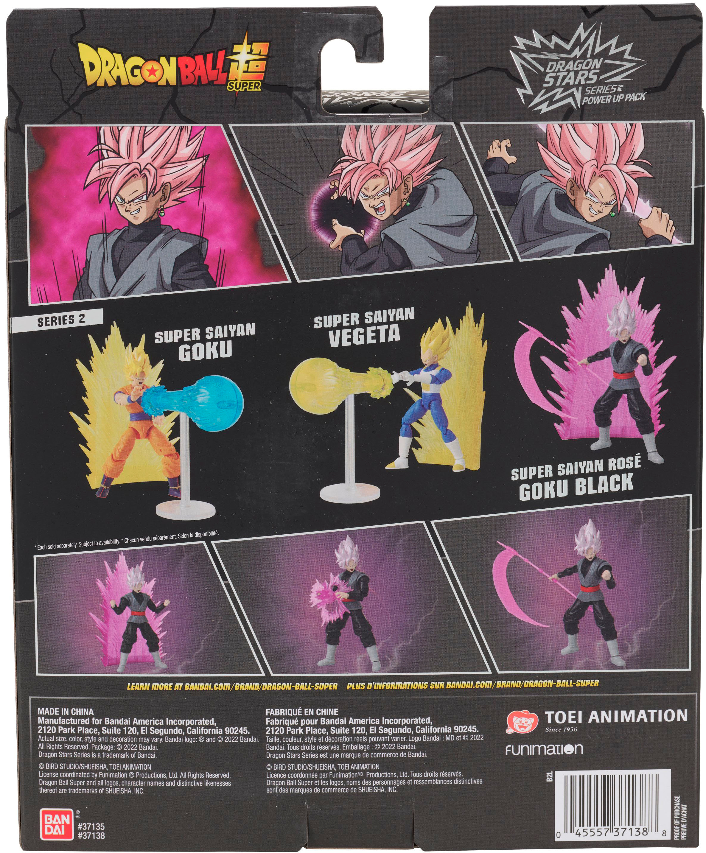 Dragon Ball Super - Goku Black Rose Power Up Pack, 6 inch, (37138)