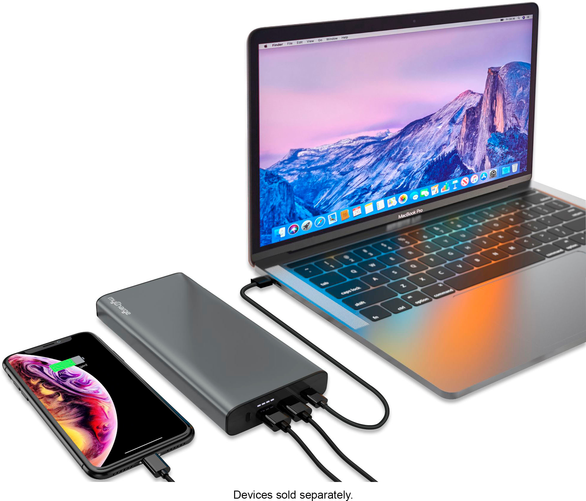 Best Buy: myCharge myLaptopCharge 26800mAh Portable Charger for Most USB  Devices Gray LTPD26GK