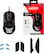 Alt View 15. HyperX - Pulsefire Haste Lightweight Wired Optical Gaming Mouse with RGB Lighting - Black/Red.