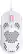 Front. HyperX - Pulsefire Haste Lightweight Wired Optical Gaming Mouse with RGB Lighting - White/Pink.