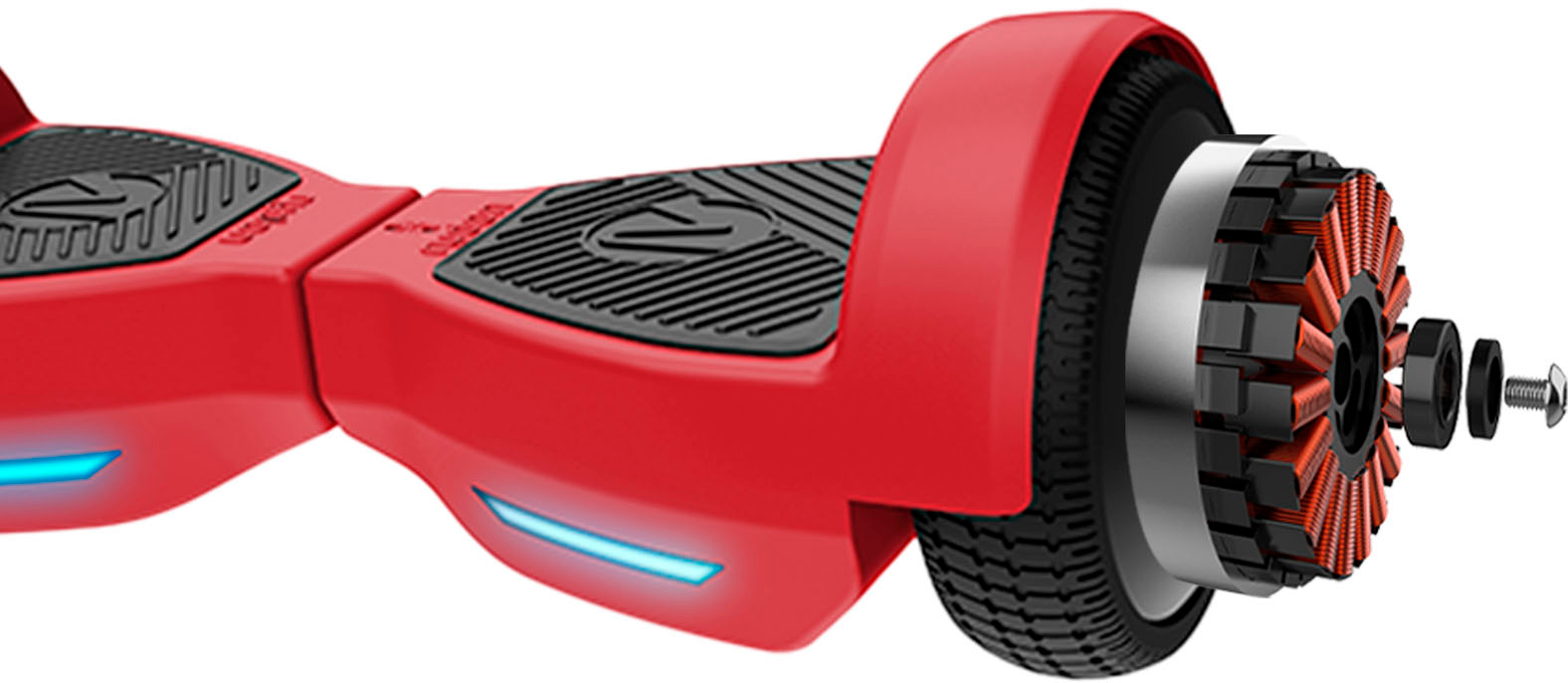 Rydon Zoom Electric Self Balancing Scooter w 3 mi Max Operating Range 5 mph Max Speed RED RYD ZOM RED Best Buy