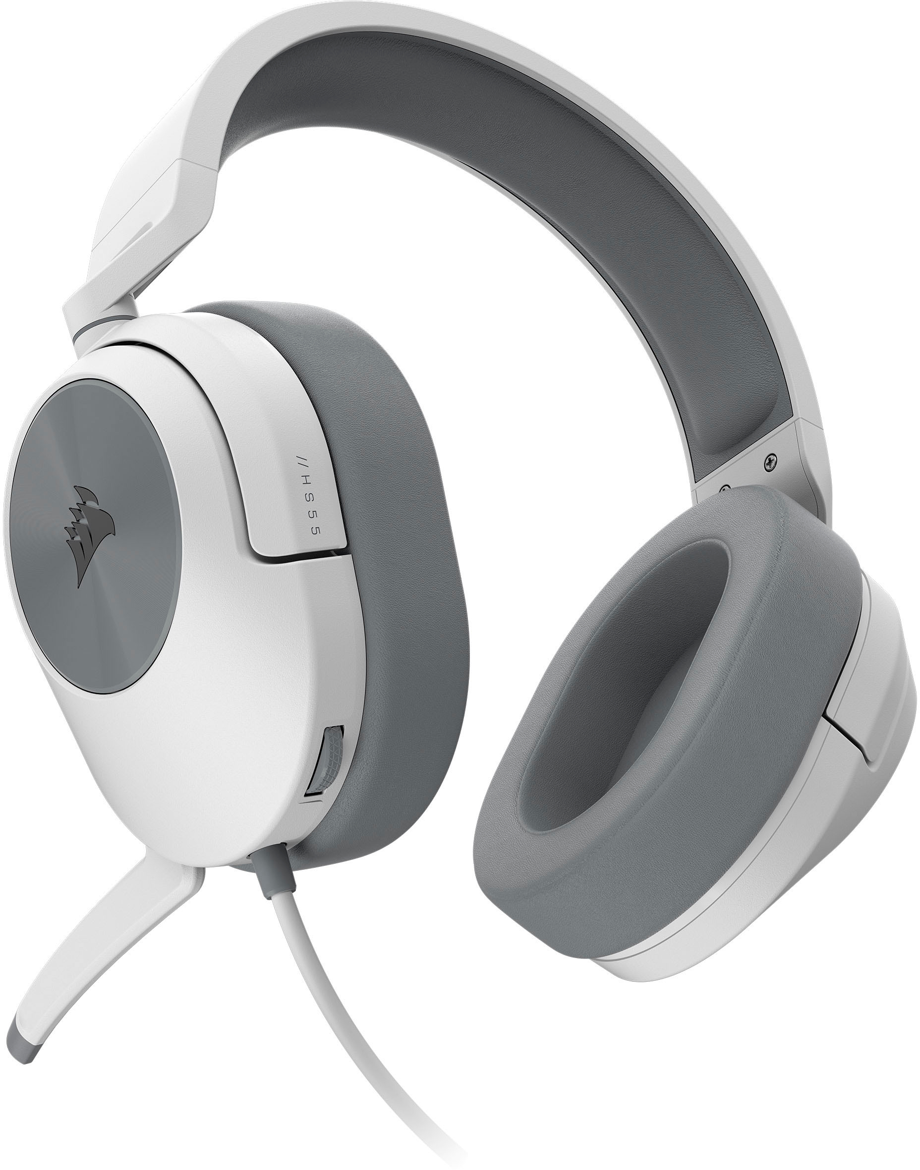 Corsair HS55 STEREO Wired Gaming Headset - White CA-9011261-NA