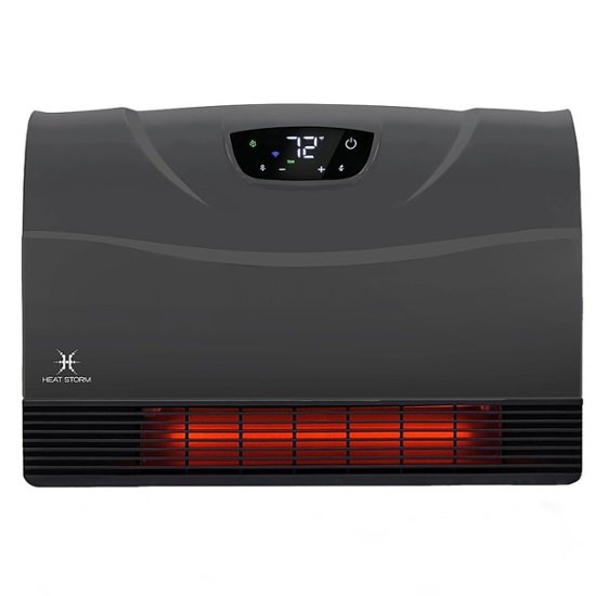 bestbuy.com | Heat Storm - Phoenix 1500 Watt Infrared Space Heater - Gray