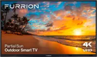 Front. Furrion - Aurora 65" Partial Sun Smart 4K UHD LED Outdoor TV - Black.