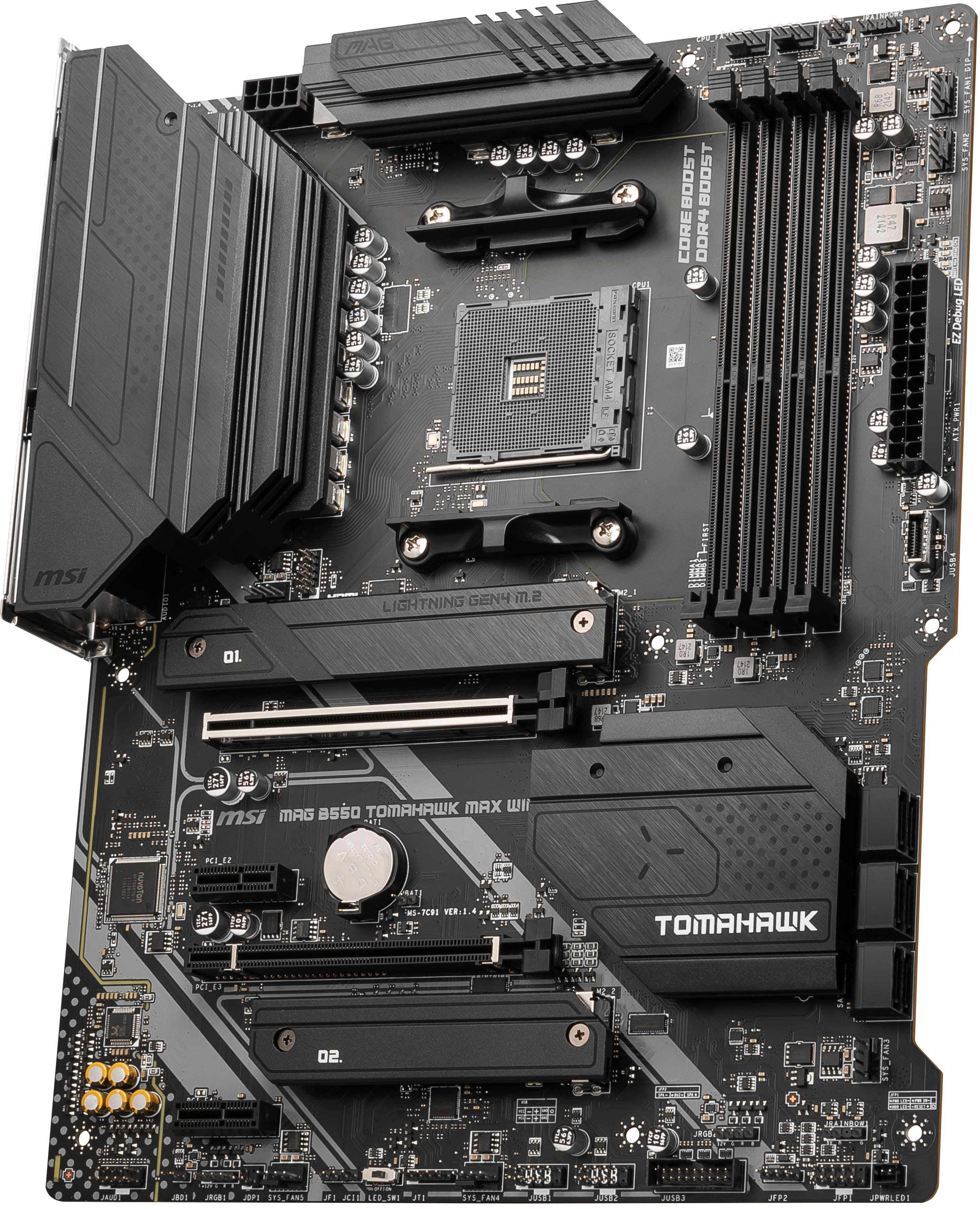 MSI B550 GAMING PLUS (Socket AM4) USB-C Gen 2 AMD ATX GAMING Motherboard  PCIE Gen 4 Black B550GPLUS - Best Buy