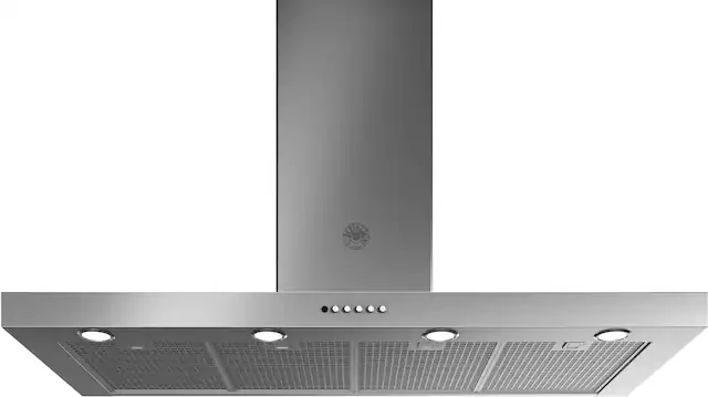 Alt View 11. Bertazzoni - 48’’ T-Shape Hood - Wall Mount - Stainless Steel.