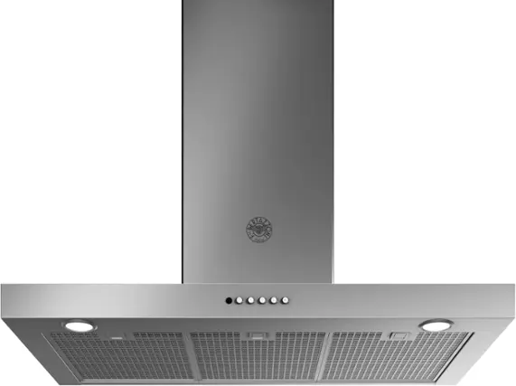 Alt View 11. Bertazzoni - 36’’ T-Shape Hood - Wall Mount - Stainless Steel.