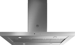 Bertazzoni - 48 inches - Island Range Hood - Stainless Steel
