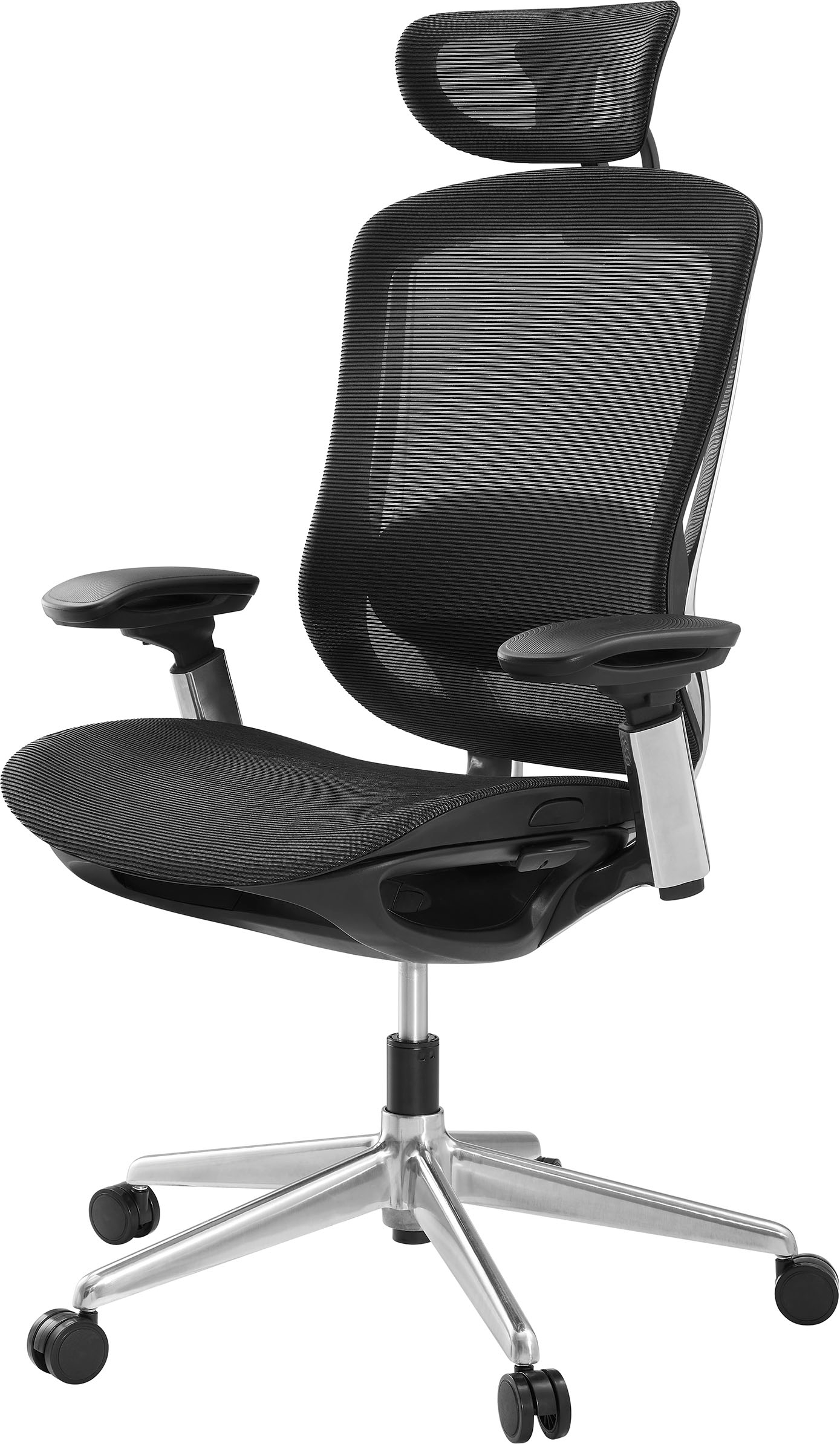 Left View: Steelcase - Series 1 Chair with Seagull Frame - Oatmeal