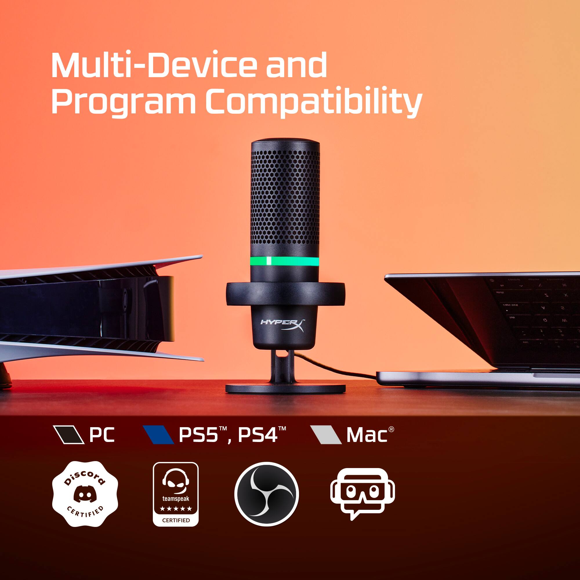 Multi-Device and Program Compatibility - PC, PS5, PS4, Mac, Discord, Teamspeak CERTIFIED.