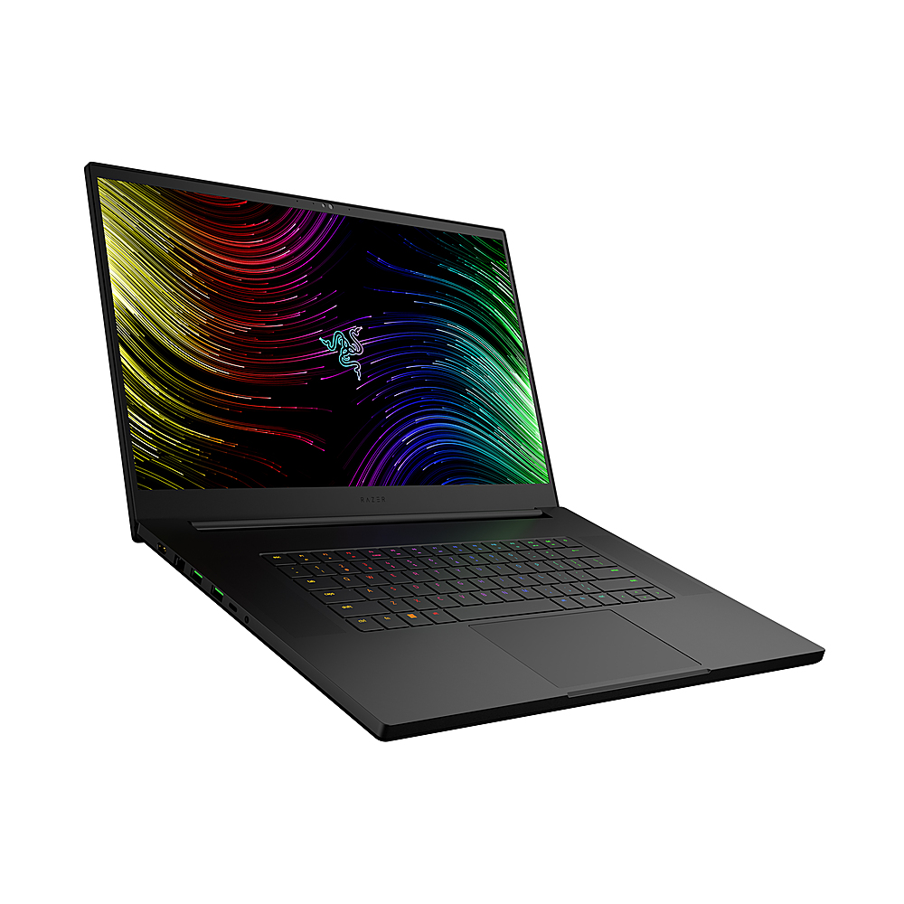 Left View: Razer - Blade 17 - 17.3" Gaming Laptop - QHD 165Hz - Intel Core i7 - NVIDIA GeForce RTX 3060 - 16GB RAM - 1TB SSD - Black