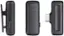 Left. Aluratek - Wireless Vlogging Lapel Microphone with Charging Case for USB-C Connector - Black.