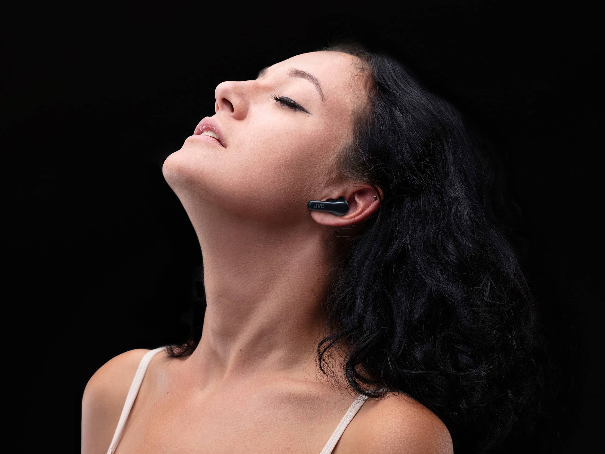 Alt View 14. JVC - True Wireless Headphones Earbud Style - Black.