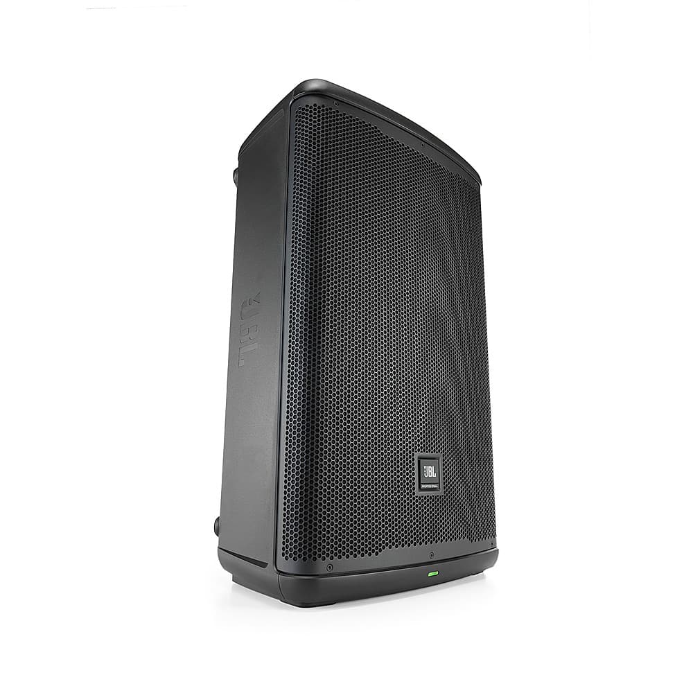 Front. JBL - EON715 15" Powered PA Speaker with Bluetooth - Black.