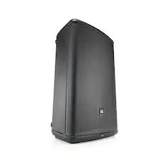 Front. JBL - EON715 15" Powered PA Speaker with Bluetooth - Black.