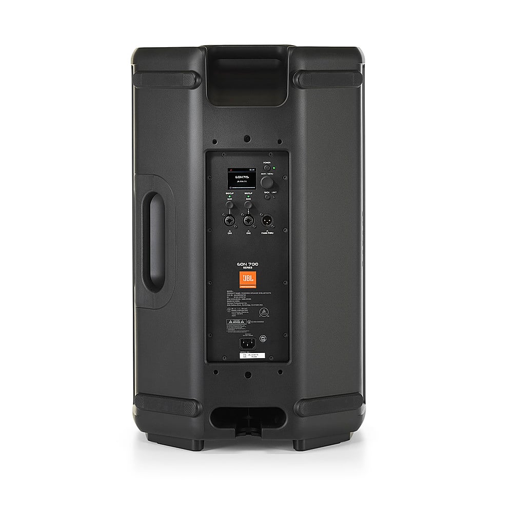 Left. JBL - EON715 15" Powered PA Speaker with Bluetooth - Black.