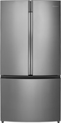 Insignia™ - 26.6 Cu. Ft. French Door Fingerprint-Resistant Refrigerator - Stainless steel - Front_Zoom