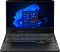 Lenovo - Ideapad Gaming 3i 15.6" FHD Laptop - Core i5-12500H - 8GB Memory - 512GB SSD - Onyx Grey - Front_Zoom