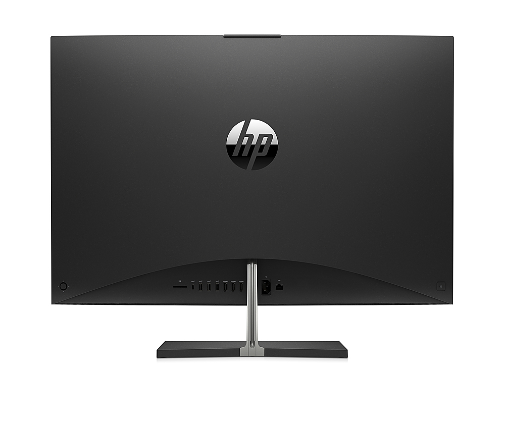 Back View: HP - Pavilion 31.5" All-in-One - Intel Core  i7-12700T - 16GB Memory - 1TB SSD - Sparkling black