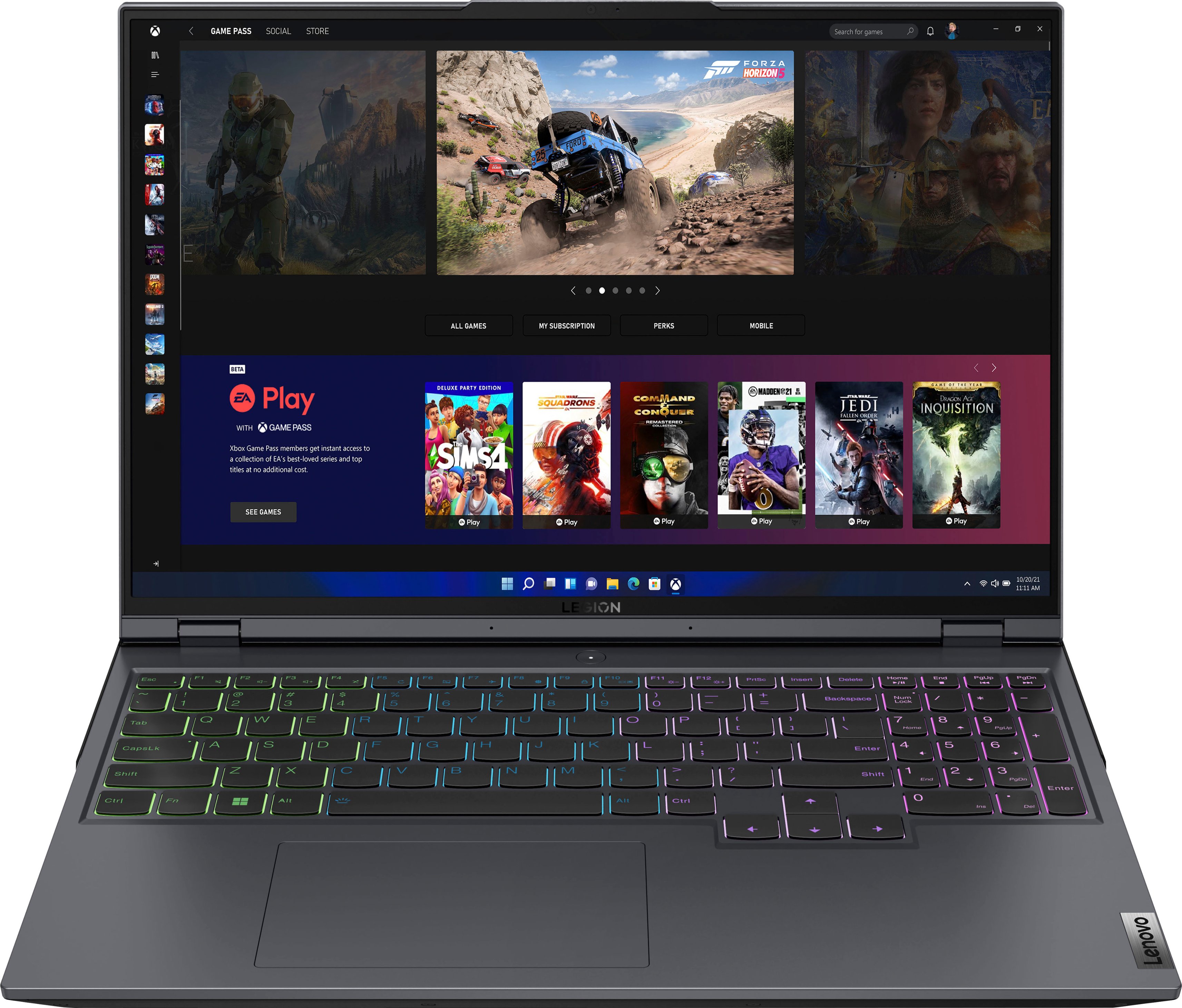 Lenovo – Legion 5 Pro 16″ WQXGA Gaming Laptop – Ryzen 7 6800H – 16GB Memory – NVIDIA GeForce RTX 3050 Ti – 512GB SSD – Storm Grey