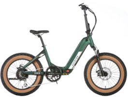 Aventon - Sinch Step-Through Foldable Ebike w/ 40 mile Max Operating Range and 20 MPH Max Speed - OSFA - Moss Green - Front_Zoom