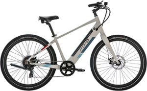 Aventon - Pace 350.2 Step-Over Ebike w/ 40 mile Max Operating Range and 20 MPH Max Speed - Cloud Grey - Front_Zoom