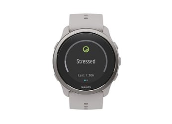 SUUNTO - 5 Peak 43mm Compact Sports/Activity Watch with GPS and HR - Ridge Sand - Front_Zoom