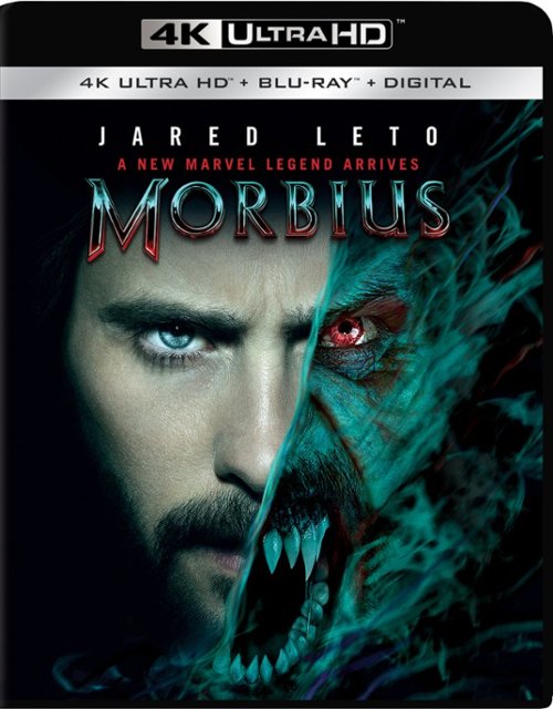 Front Zoom. Morbius [Includes Digital Copy] [4K Ultra HD Blu-ray/Blu-ray] [2022].