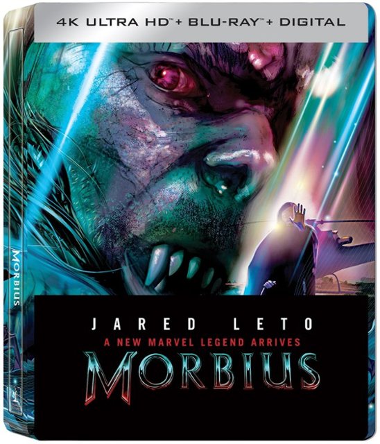 Front Standard. Morbius [SteelBook] [Includes Digital Copy] [4K Ultra HD Blu-ray/Blu-ray].