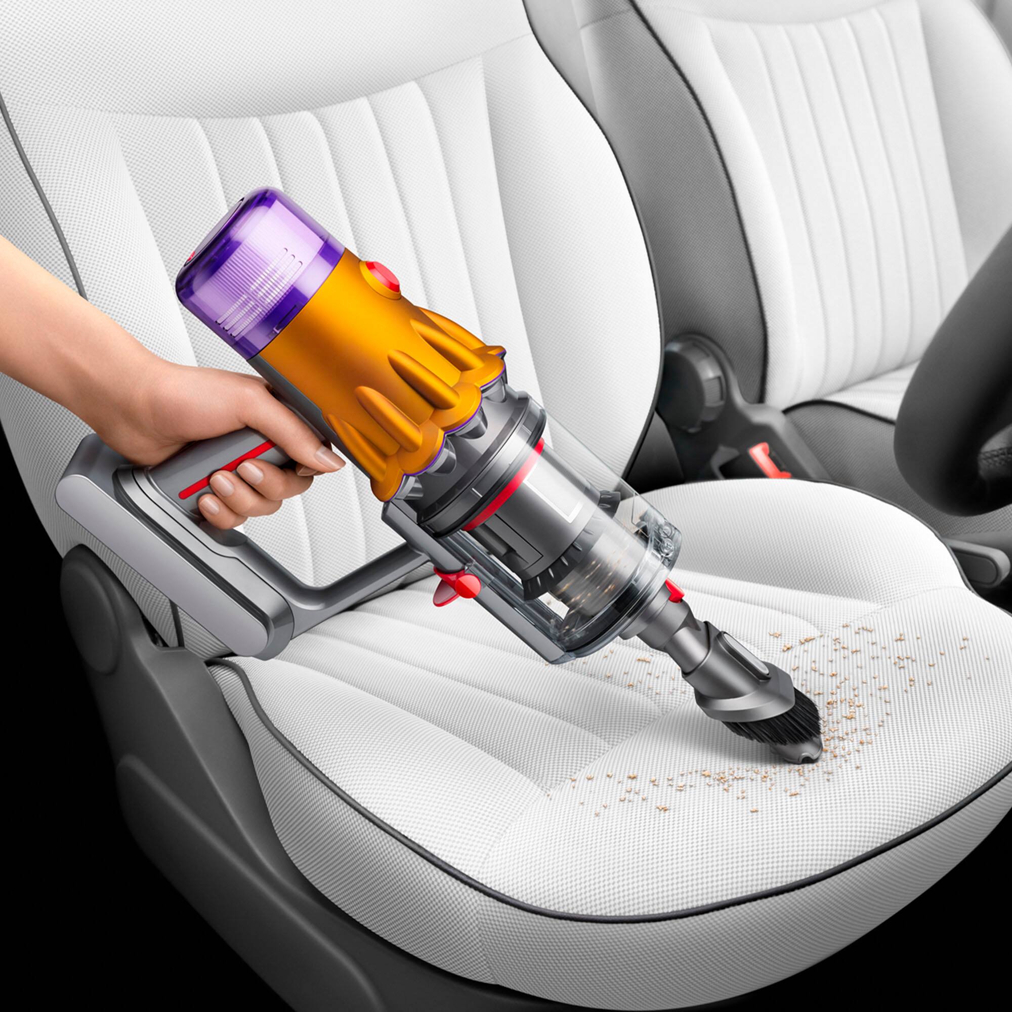Alt View 16. Dyson - V12 Detect Slim Cordless Vacuum with 8 accessories - Yellow/Iron.
