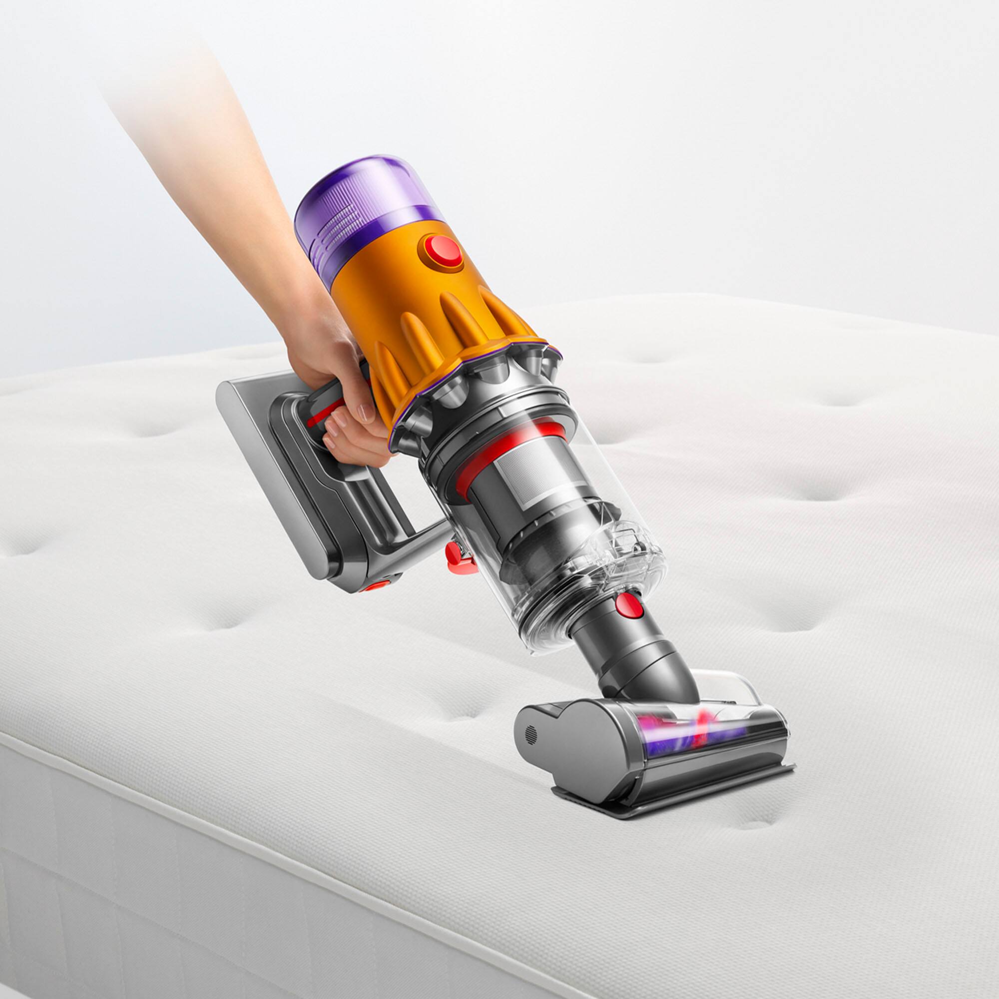 Alt View 19. Dyson - V12 Detect Slim Cordless Vacuum with 8 accessories - Yellow/Iron.
